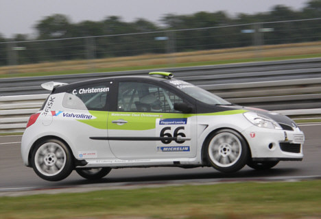 Claus Christensen gav Clio'en alt hvad den kunne trække for at sikre sig pole position!